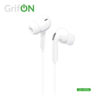 Наушники GrifON GE-HS09 Type-C с микрофон. вакуум white 1 Наушники GrifON GE-HS09 Type-C с микрофон. вакуум white 1