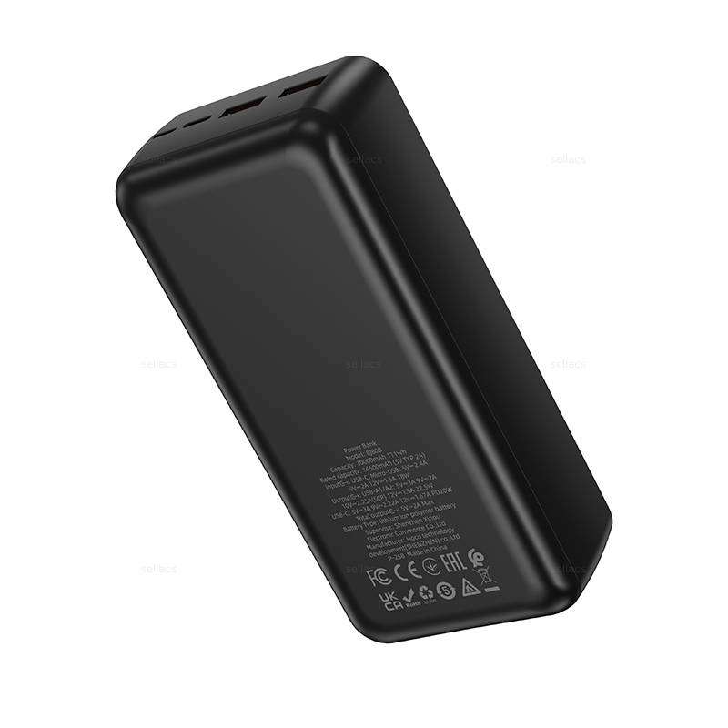 Power Bank BOROFONE BJ80B Clever 22.5W+PD20W fully compatible power bank(30000mAh) black 3 Power Bank BOROFONE BJ80B Clever 22.5W+PD20W fully compatible power bank(30000mAh) black 3