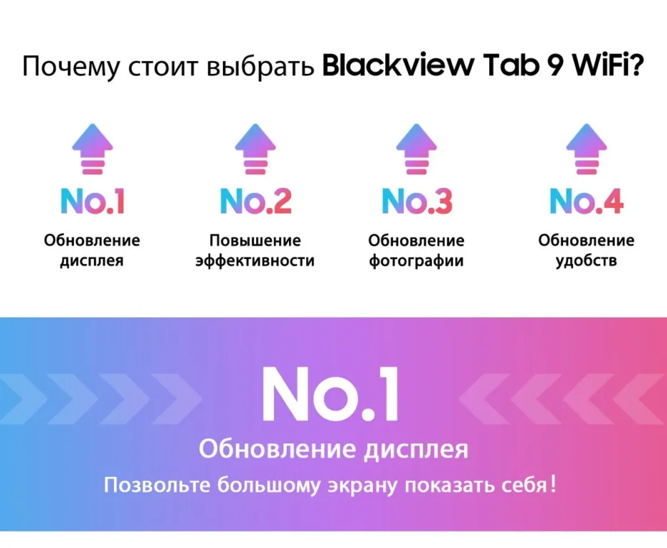 Планшет Blackview TAB 9 8/256GB Wi-Fi Gray 4 Планшет Blackview TAB 9 8/256GB Wi-Fi Gray 4