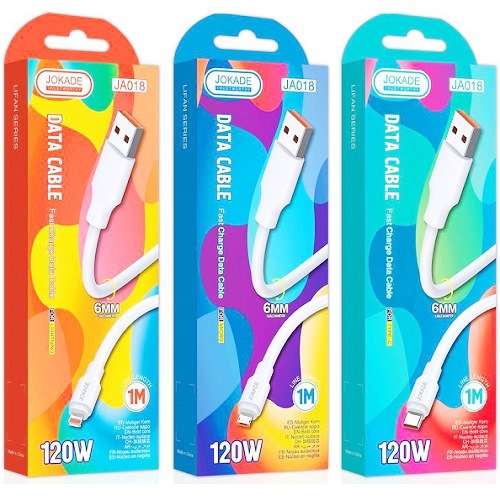 Кабель USB/Micro Jokade JA018 120W 1m white 1 Кабель USB/Micro Jokade JA018 120W 1m white 1