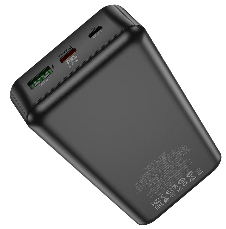 Power Bank Hoco J102A Cool figure PD20W+QC3.0 power bank(20000mAh) black 2 Power Bank Hoco J102A Cool figure PD20W+QC3.0 power bank(20000mAh) black 2