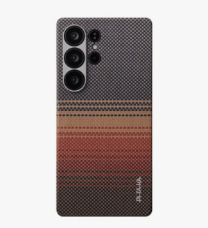 Чехлы Carbon fiber with MagSafe for Samsung S26Ultra Sunset 1