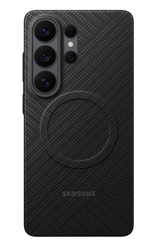 Чехлы Carbon fiber with MagSafe for Samsung S26Ultra Black 1 Чехлы Carbon fiber with MagSafe for Samsung S26Ultra Black 1