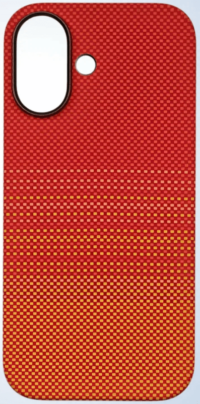 Чехлы Carbon fiber with MagSafe for IPhone 17 Carbon red 1 Чехлы Carbon fiber with MagSafe for IPhone 17 Carbon red 1
