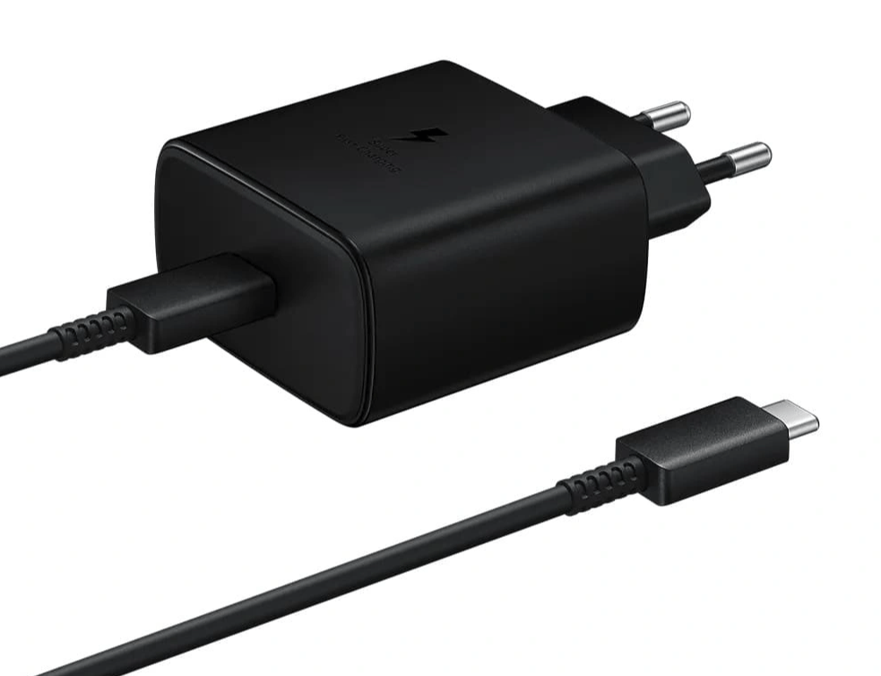 СЗУ Samsung 45w + кабель Original черный 1 СЗУ Samsung 45w + кабель Original черный 1