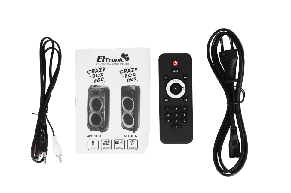 Портативная колонка ELTRONIC 30-37 CRAZY BOX 1200 8 Портативная колонка ELTRONIC 30-37 CRAZY BOX 1200 8