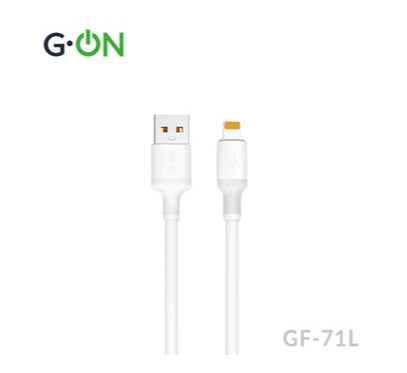 Кабель USB/Lightning G-ON GF-71 6A 1м белый 1 Кабель USB/Lightning G-ON GF-71 6A 1м белый 1