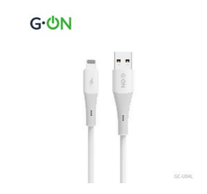 Кабель USB/Lightning G-ON GC-U04 Silicone 2.4А 1m белый 1