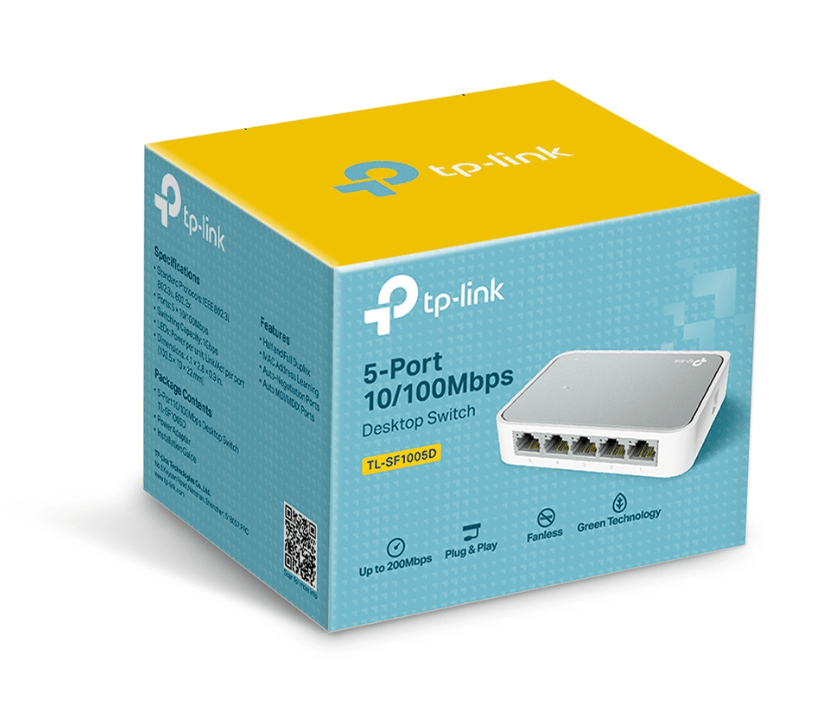 Коммутатор TP-Link TL-SF1005D 5port 3 Коммутатор TP-Link TL-SF1005D 5port 3