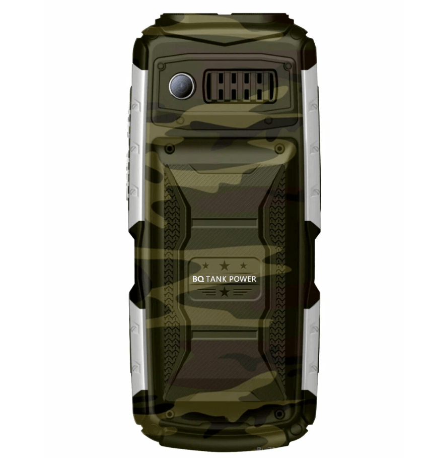 Мобильный телефон BQ-2430 Tank Power Camouflage-Silver Dual SIM 2 Мобильный телефон BQ-2430 Tank Power Camouflage-Silver Dual SIM 2
