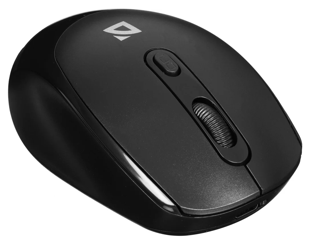 Мышь беспроводная Defender Vision MS-376, 2.4G+BT, чёрный 2 Мышь беспроводная Defender Vision MS-376, 2.4G+BT, чёрный 2