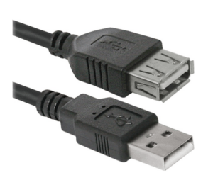 Кабель-удлинитель USB 2.0 AM-AF, Defender USB02-17 5m 1