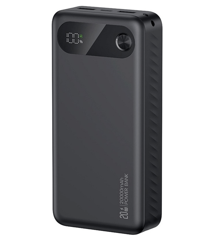 Power Bank USAMS US-CD251 PB80 PD20W+Digital Display 20000mAh black 1 Power Bank USAMS US-CD251 PB80 PD20W+Digital Display 20000mAh black 1