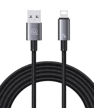Кабель USB/Lightning USAMS US-SJ669 2.4A Aluminum Alloy 2m tarnish 1 Кабель USB/Lightning USAMS US-SJ669 2.4A Aluminum Alloy 2m tarnish 1