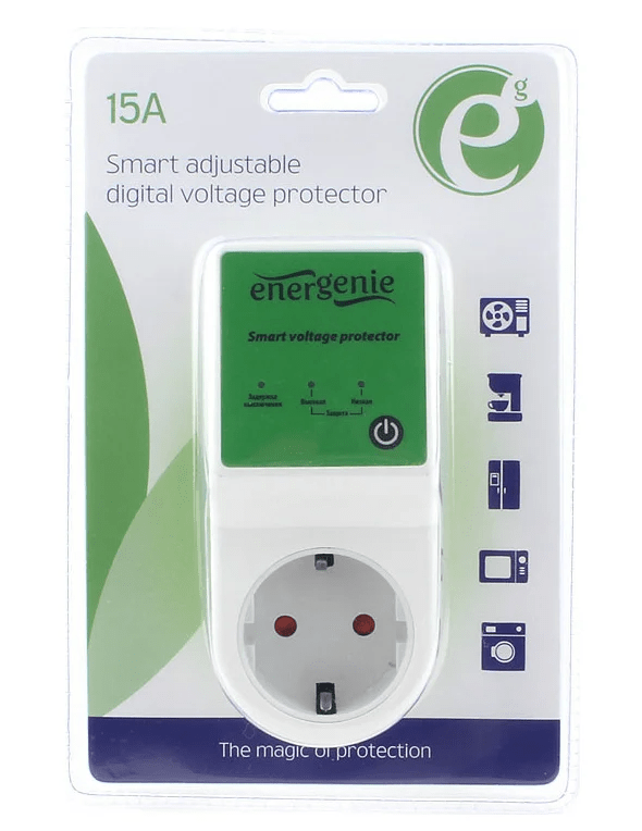 Реле напряжения Energenie EHB8-1 15A, белое 4 Реле напряжения Energenie EHB8-1 15A, белое 4