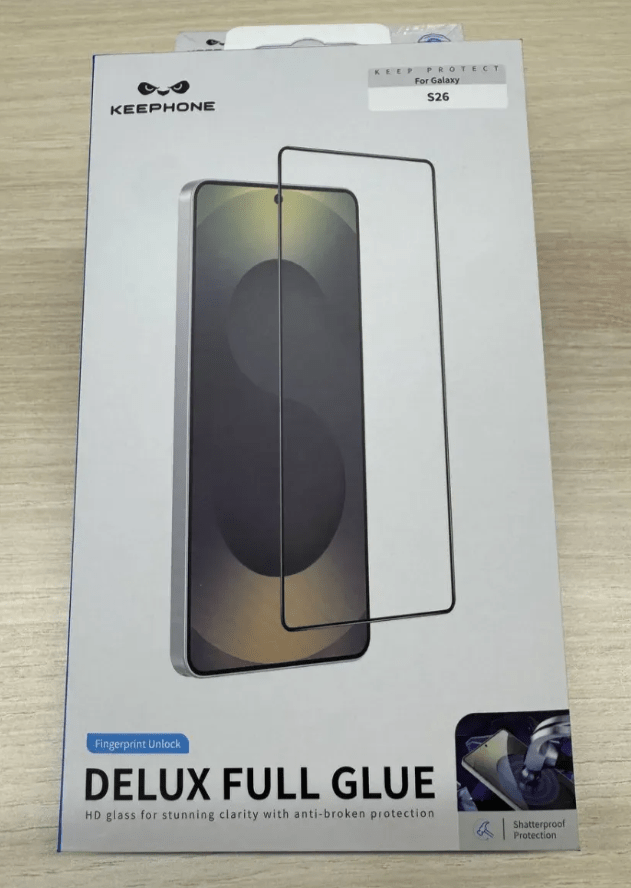 Защитнoe cтекло Keephone Delux full glue glass 2.5D для Samsung S26 black 2 Защитнoe cтекло Keephone Delux full glue glass 2.5D для Samsung S26 black 2