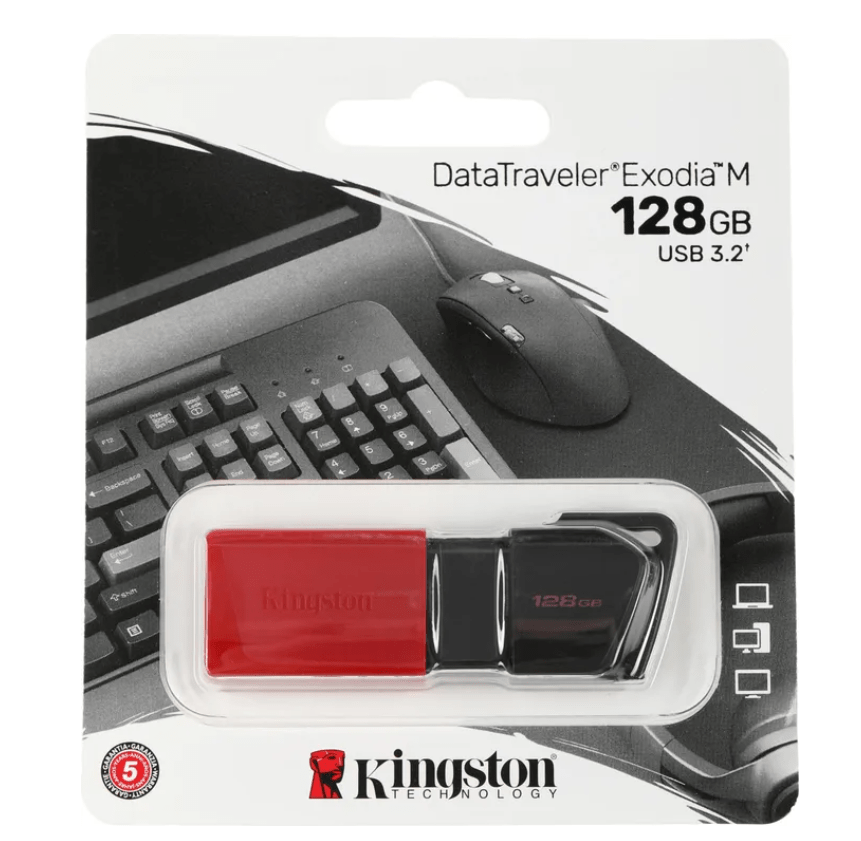Флеш накопитель 128Gb USB 3.2 Kingston DataTraveler Exodia 7 Флеш накопитель 128Gb USB 3.2 Kingston DataTraveler Exodia 7