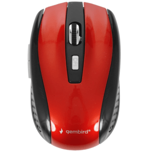Мышь беспроводная Gembird MUSW-330-3, красный, USB 1