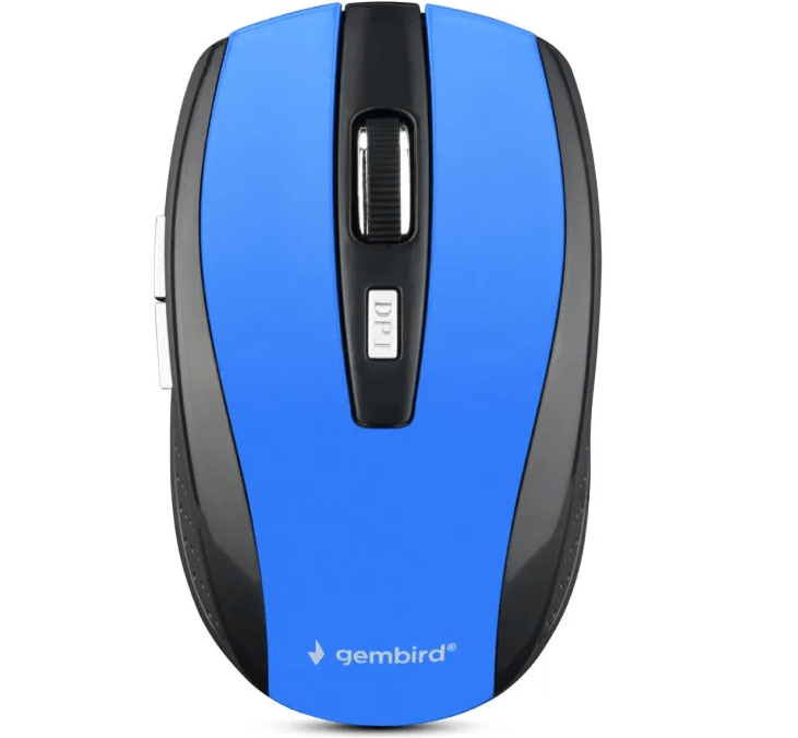Мышь беспроводная Gembird MUSW-330-1, синий, USB 1 Мышь беспроводная Gembird MUSW-330-1, синий, USB 1