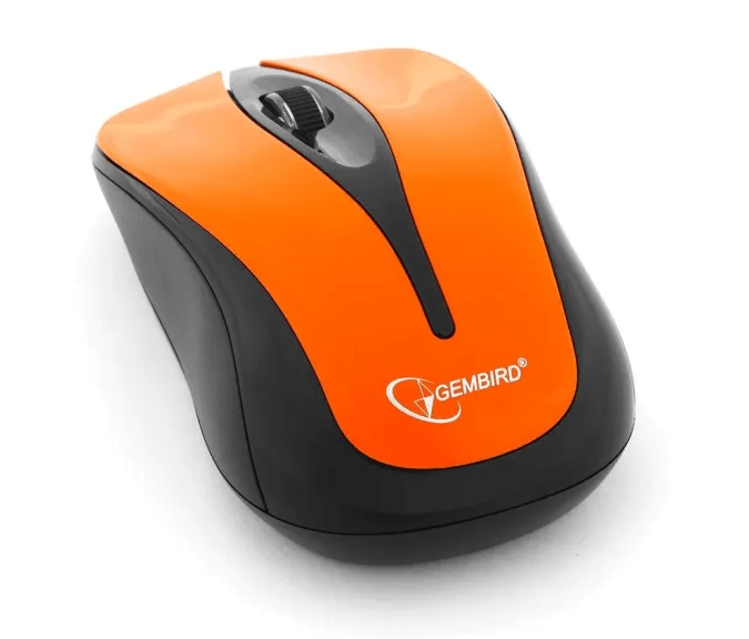 Мышь беспроводная Gembird MUSW-325-O, оранжевый, USB 3 Мышь беспроводная Gembird MUSW-325-O, оранжевый, USB 3