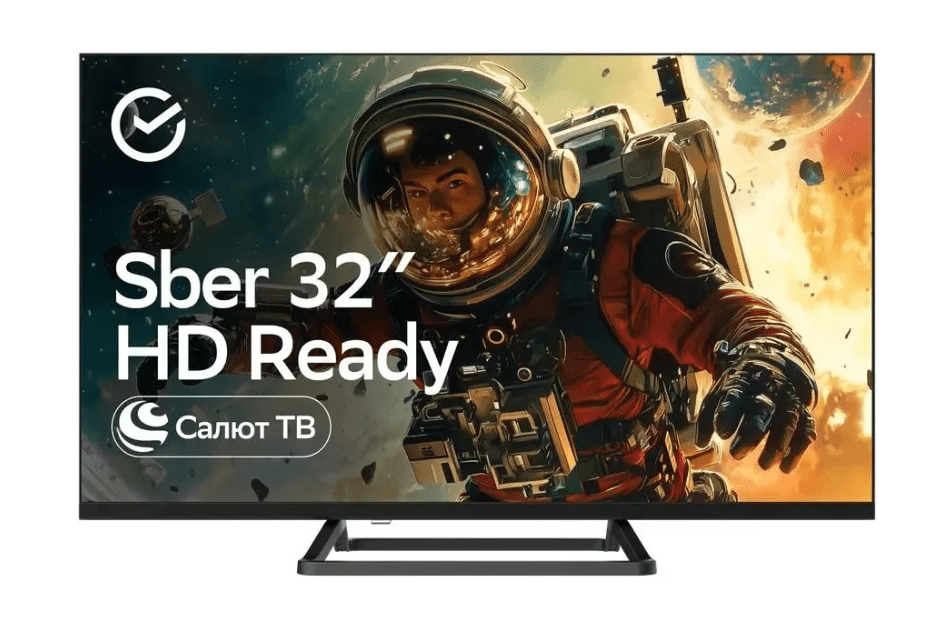 Телевизор 32" Sber SDX-32H3114, Smart TV, Салют ТВ, черный 1 Телевизор 32" Sber SDX-32H3114, Smart TV, Салют ТВ, черный 1