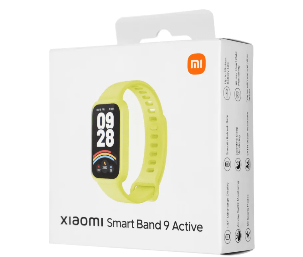 Фитнес-трекер Xiaomi Mi Band 9 Active Green 10 Фитнес-трекер Xiaomi Mi Band 9 Active Green 10