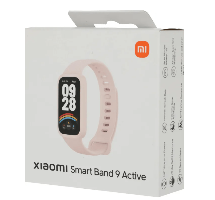 Фитнес-трекер Xiaomi Mi Band 9 Active Pink 2 Фитнес-трекер Xiaomi Mi Band 9 Active Pink 2