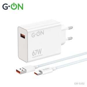 СЗУ USB G-ON GW-EU04 PD 120W +кабель USB/USB-C white 1