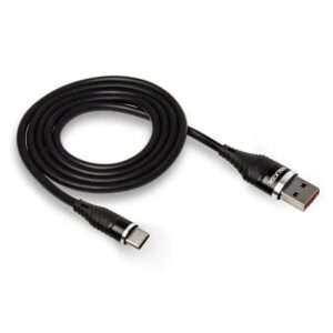Кабель USB/Type-C WALKER C735 3.1A прорезиненн. металл. 2м black 1 Кабель USB/Type-C WALKER C735 3.1A прорезиненн. металл. 2м black 1
