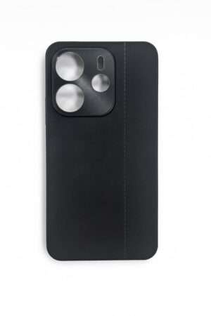 Silicone case with suede coating for Xiaomi redmi Note 15Pro 4G Black 1