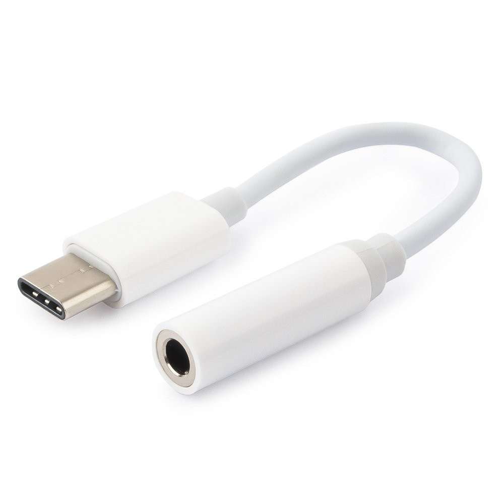 Переходник USB Type-C/Jack3.5F+Type-C(F), Cablexpert, 0.15м, белый CCA-UC3.5F-02-W 1 Переходник USB Type-C/Jack3.5F+Type-C(F), Cablexpert, 0.15м, белый CCA-UC3.5F-02-W 1