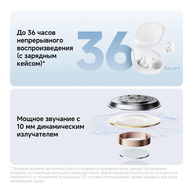 TWS-гарнитура Xiaomi Redmi Buds 6 Play, черный 2