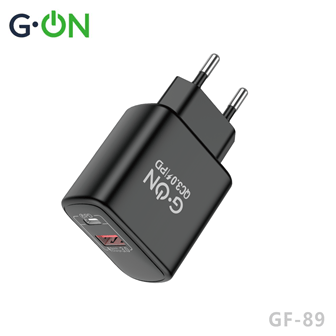 СЗУ G-ON USB/USB-C GF-89 PD25W+QC 3.0 черный 1 СЗУ G-ON USB/USB-C GF-89 PD25W+QC 3.0 черный 1