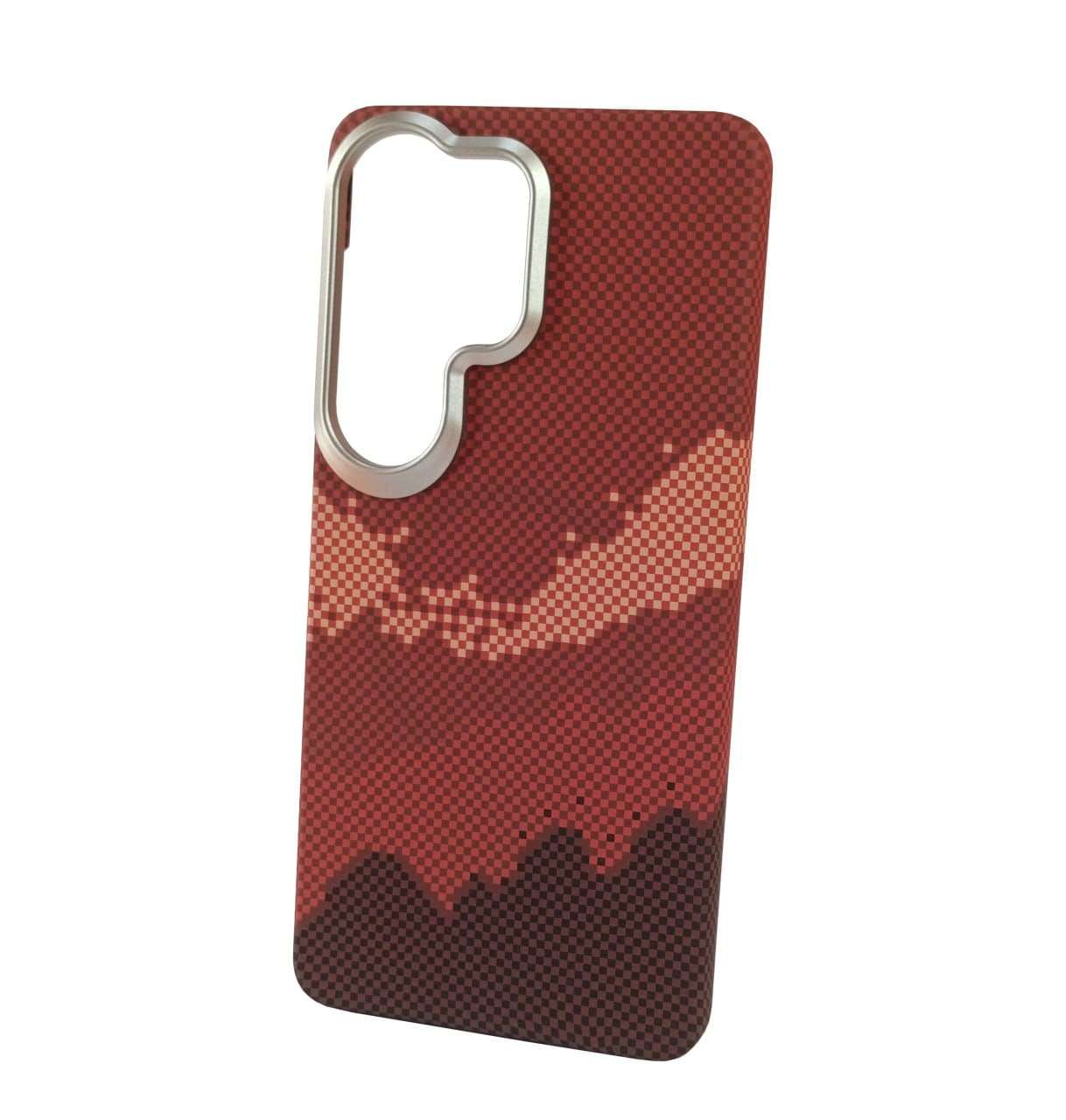 Чехлы Carbon fiber with MagSafe for Samsung A37 5G Carbon red 1 Чехлы Carbon fiber with MagSafe for Samsung A37 5G Carbon red 1