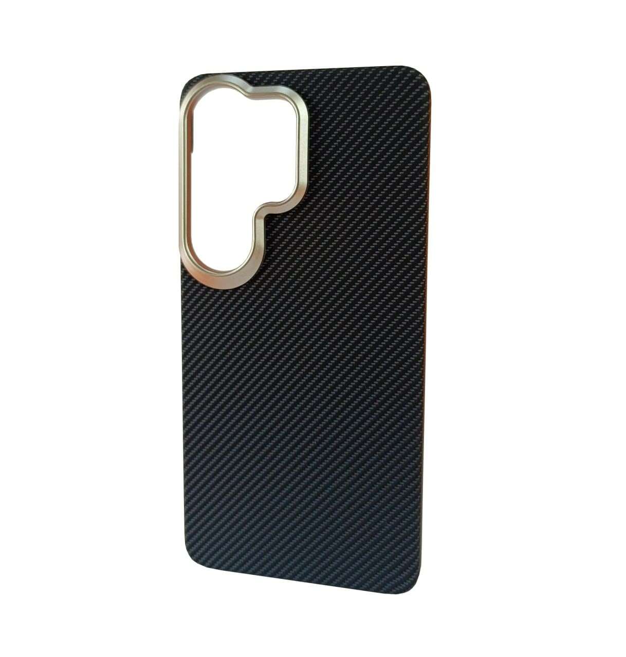 Чехлы Carbon fiber with MagSafe for Samsung A56 Black 1 Чехлы Carbon fiber with MagSafe for Samsung A56 Black 1