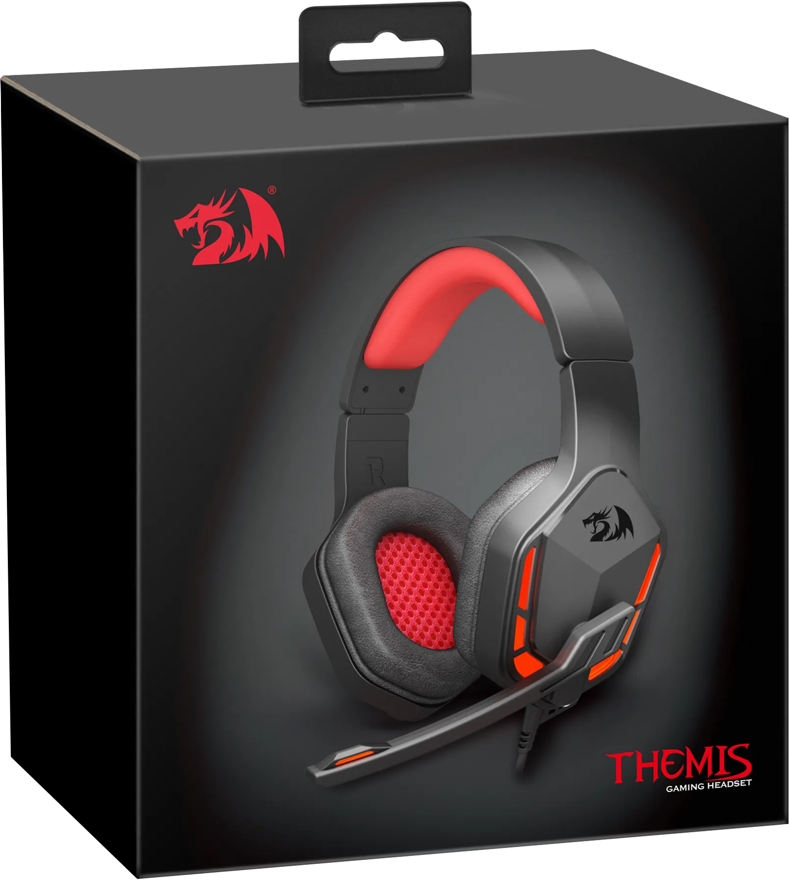Гарнитура игровая Redragon Themis, красный/черный 5 Гарнитура игровая Redragon Themis, красный/черный 5