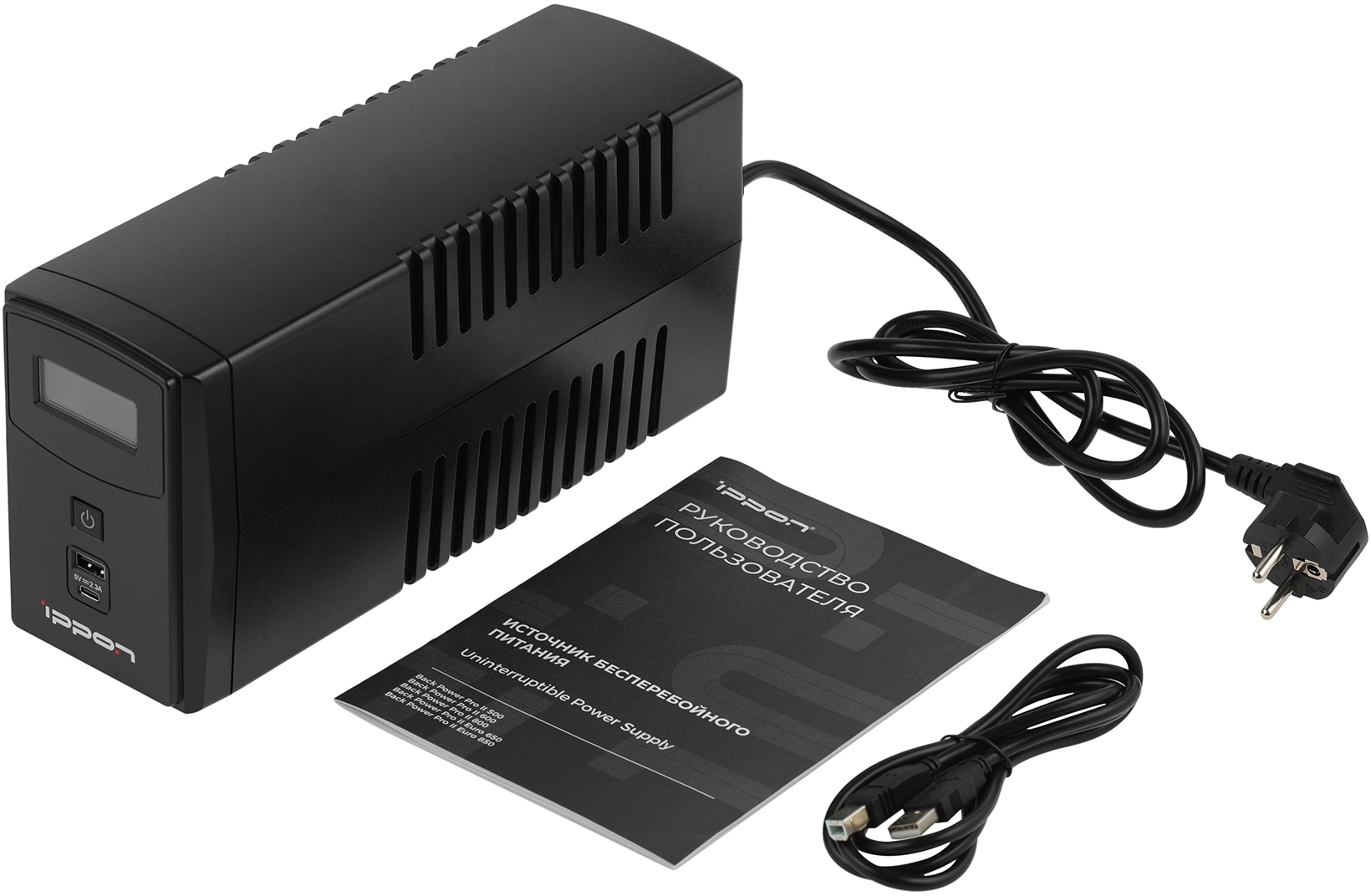 Источник бесперебойного питания Ippon Back Power Pro II Euro 850 14 Источник бесперебойного питания Ippon Back Power Pro II Euro 850 14