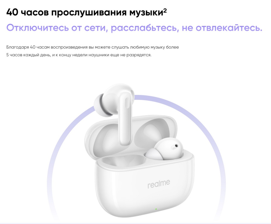 Беспроводные наушники Xiaomi RealMe T310 RMA2303 Black CN 9