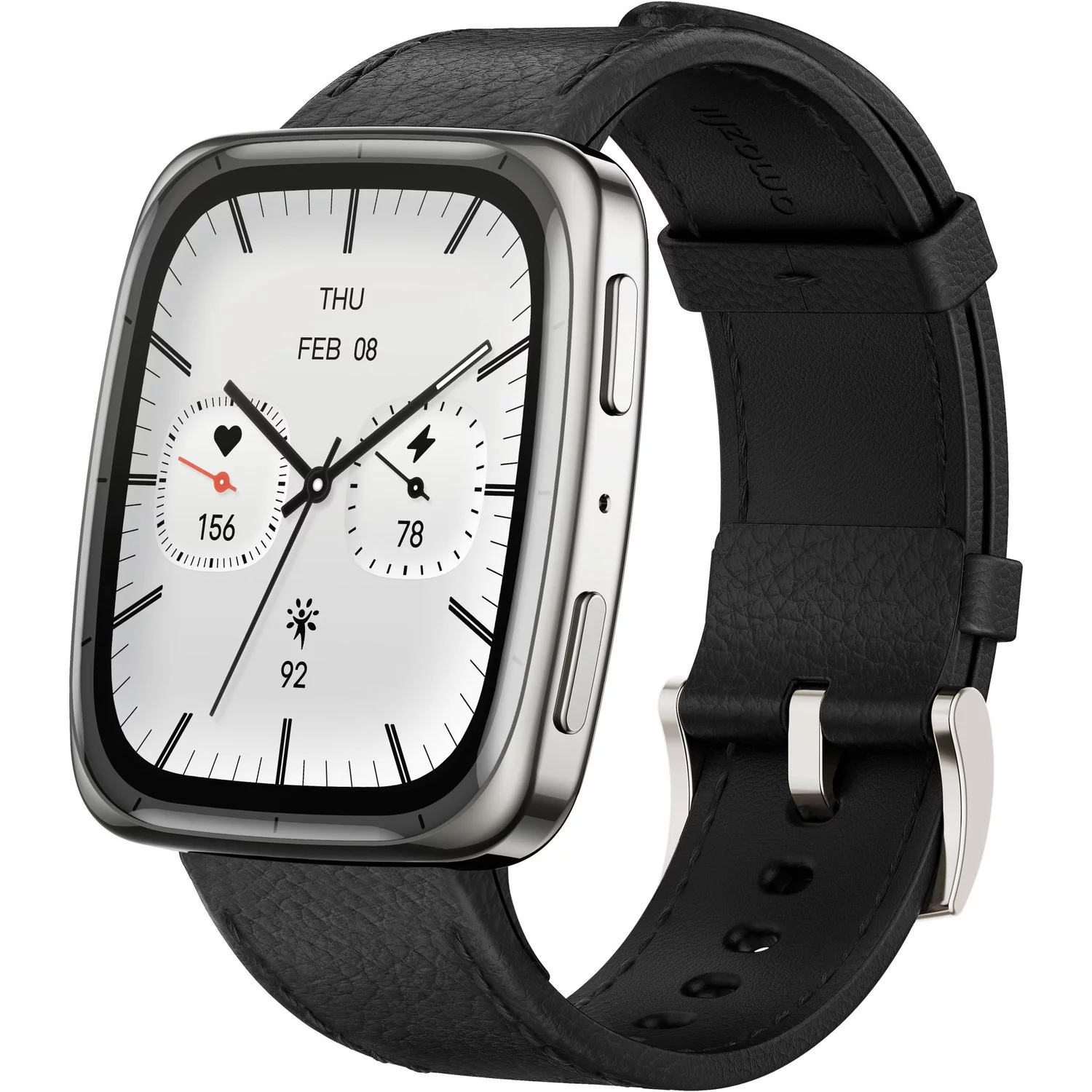 Часы Amazfit Active 2S A2440 black leather 1 Часы Amazfit Active 2S A2440 black leather 1