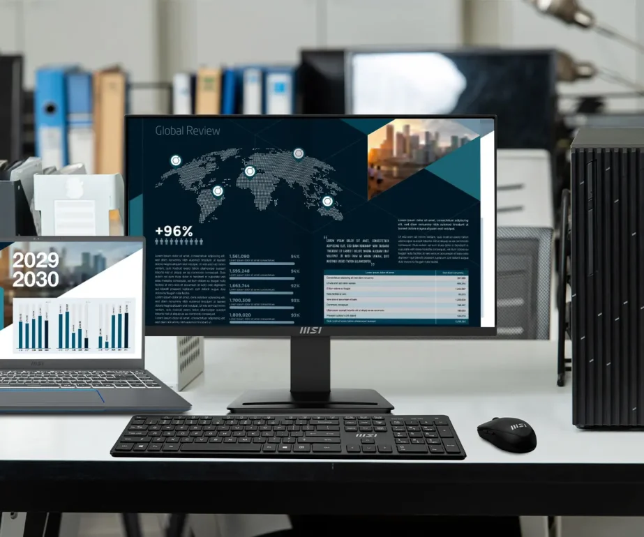 Монитор 23.8" MSI PRO MP2412 (100Hz), черный (1920x1080@100 Гц, VA, 1 мс, 4000 : 1, 250 Кд/м², 178°/ 19