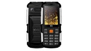 Мобильный телефон BQ-2430 Tank Power Black/Silver Dual SIM 1