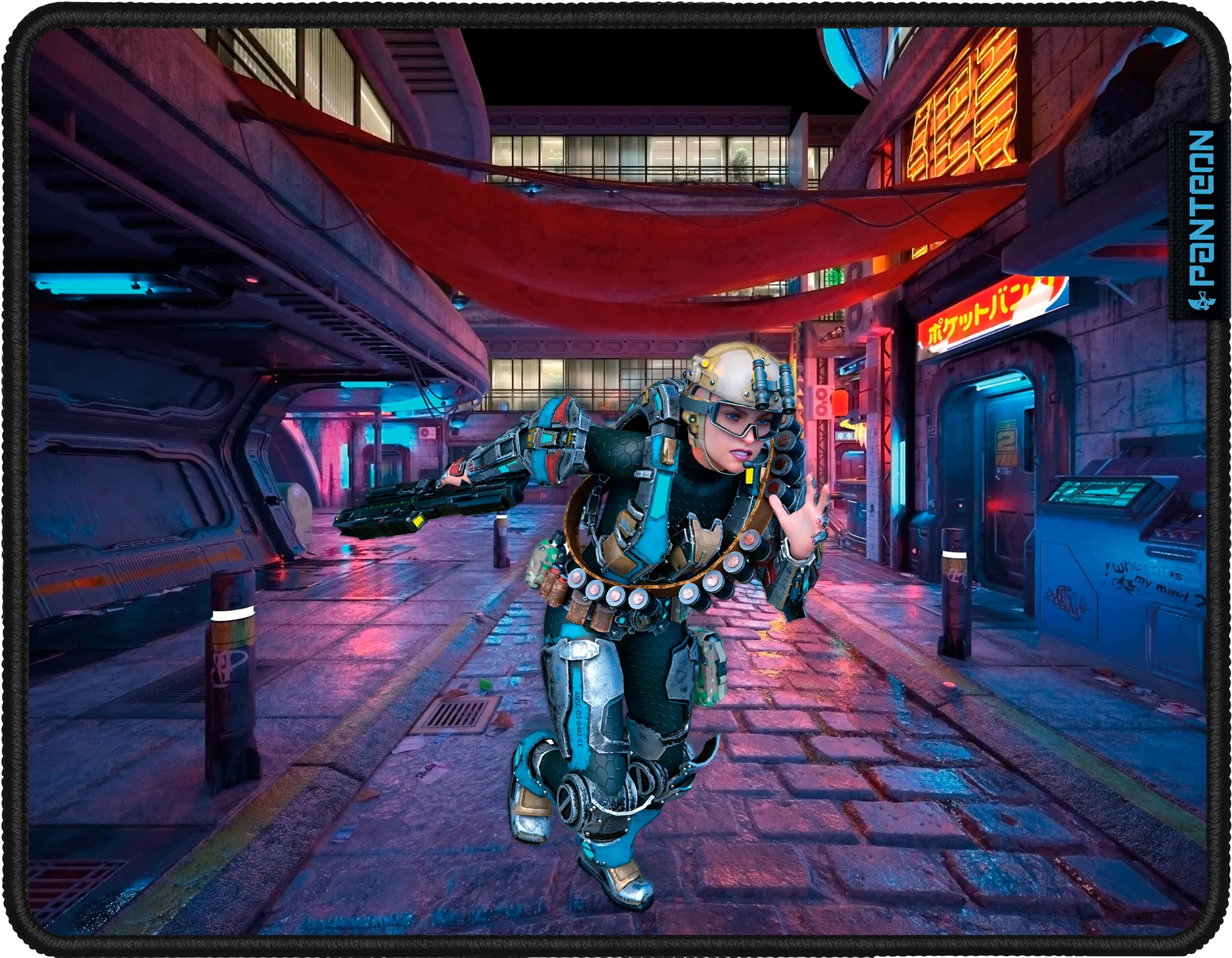 Коврик JETACCESS PANTEON GP-73SS CYBER PUNK II (360x280x3мм) 1 Коврик JETACCESS PANTEON GP-73SS CYBER PUNK II (360x280x3мм) 1