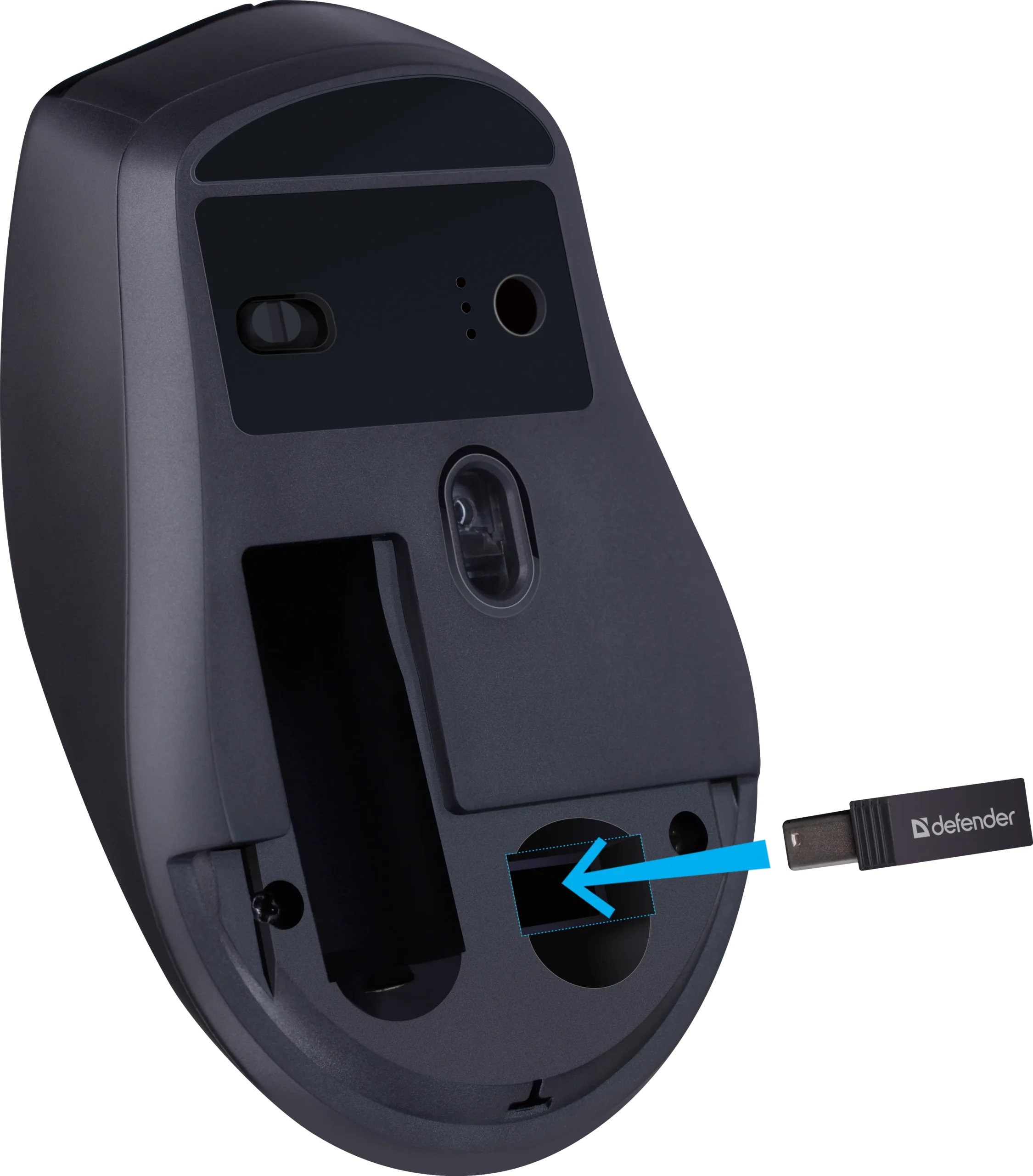 Мышь беспроводная Defender Effect X MS-095, черный 5 Мышь беспроводная Defender Effect X MS-095, черный 5