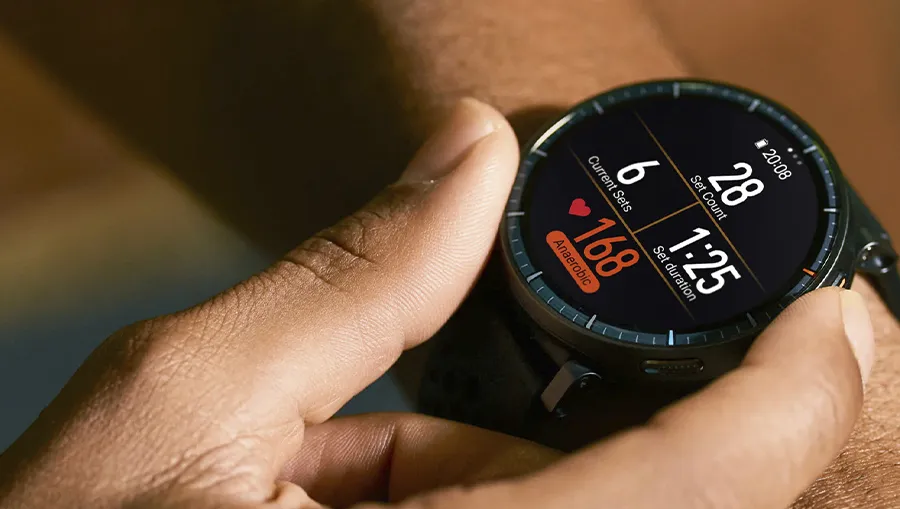 Amazfit Active Max экран — купить смарт-часы с доставкой Amazfit Active Max AMOLED 1.5 дюйма 3000 нит яркость дисплей