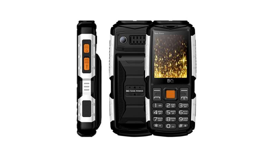 Мобильный телефон BQ-2430 Tank Power Black/Silver Dual SIM 3 Мобильный телефон BQ-2430 Tank Power Black/Silver Dual SIM 3