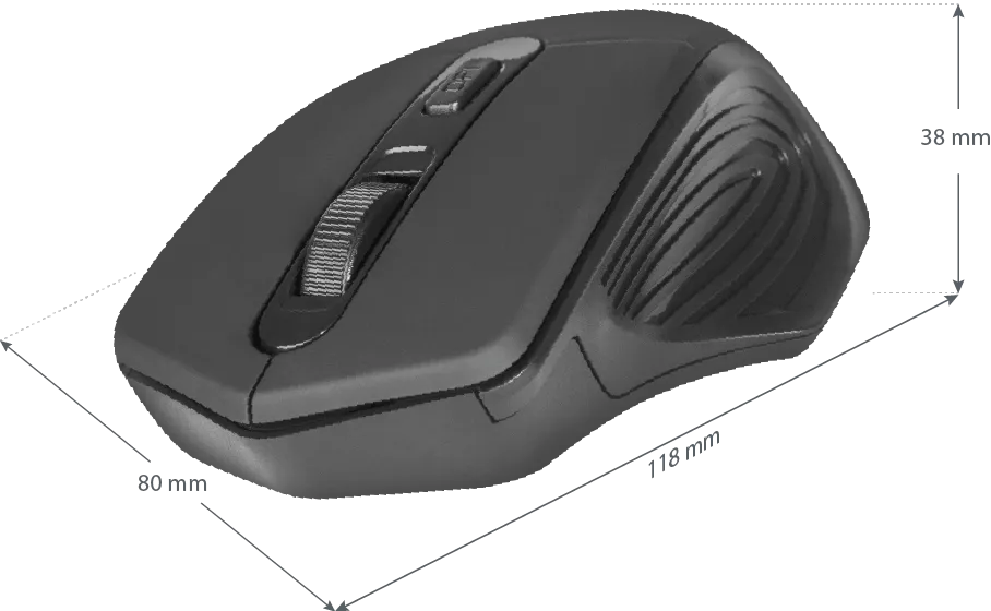 Мышь беспроводная Defender Datum MB-345 черный 2 Мышь беспроводная Defender Datum MB-345 черный 2