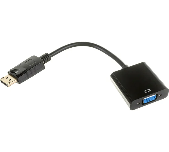 Переходник (видеоконвертер) DisplayPort -> VGA Cablexpert A-DPM-VGAF-02 1 Переходник (видеоконвертер) DisplayPort -> VGA Cablexpert A-DPM-VGAF-02 1