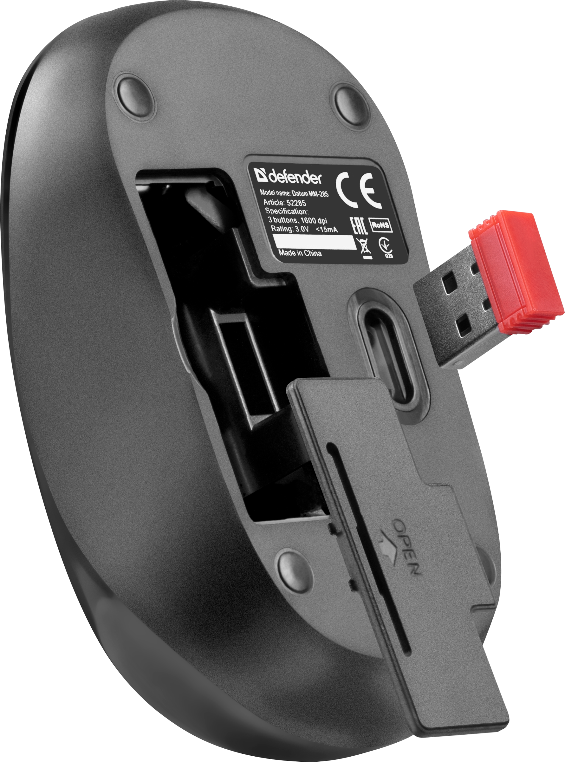 Мышь беспроводная Defender Datum MM-285, черный 2 Мышь беспроводная Defender Datum MM-285, черный 2