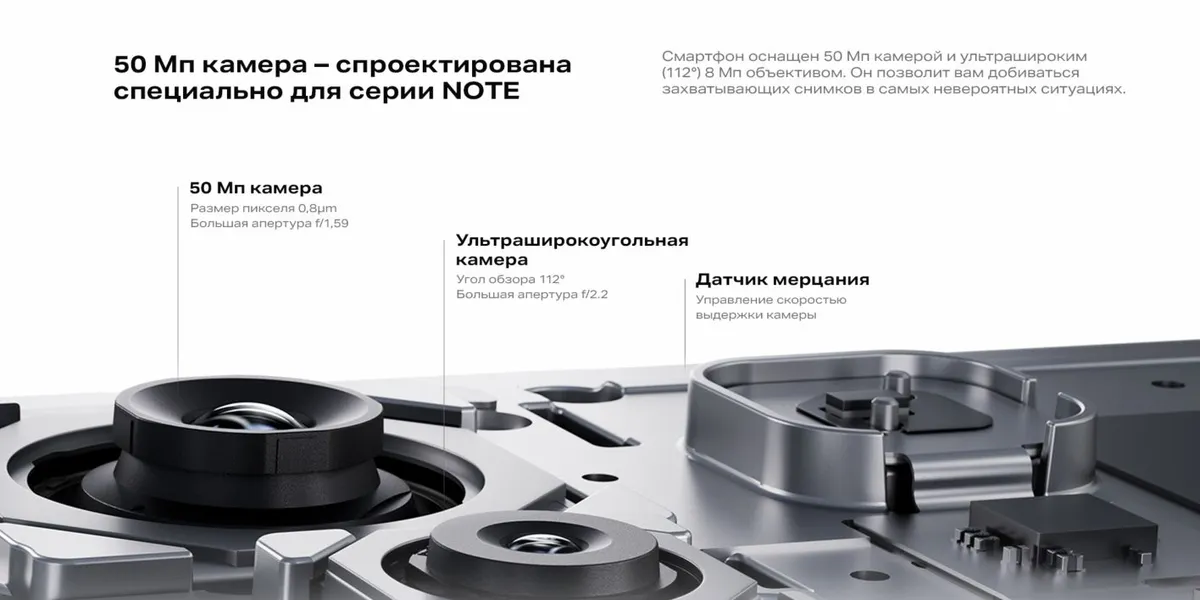 Смартфон Infinix Note 60 8/256Gb Fizz Blue 6