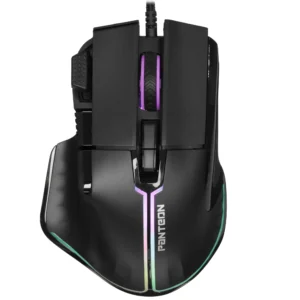 Мышь игровая PANTEON MS89, чёрная USB 1